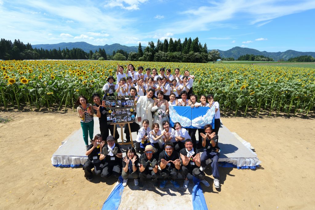 学生がプランニングする ひまわりウエディング Wishの皆さんで良かった の言葉が何よりの喜びに Nsgグループ