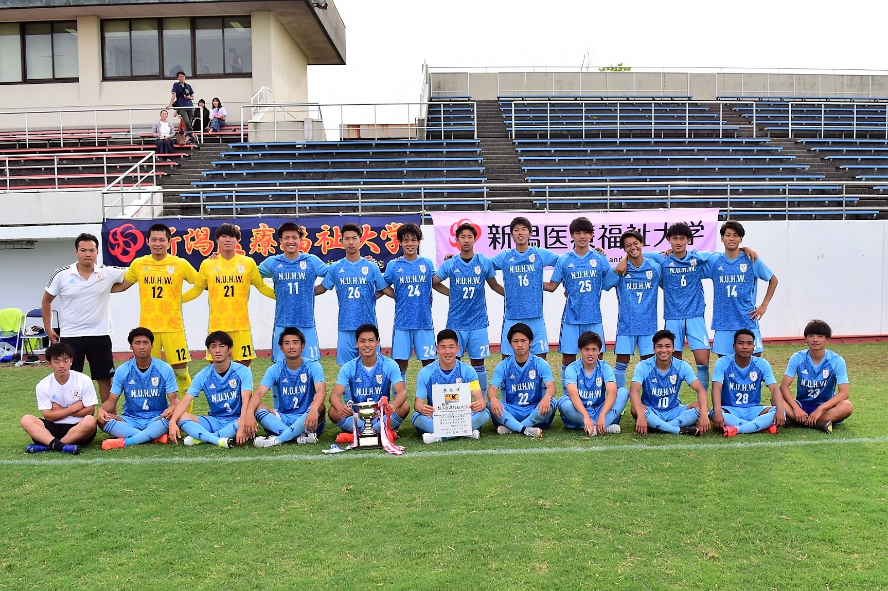 新潟医療福祉大学 男子サッカー部 昨年の悔しさを胸に 総理大臣杯日本大学サッカートーナメントに出場 Nsgグループ