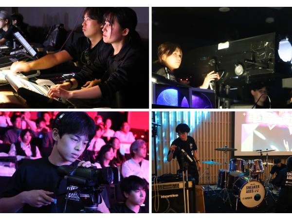 「第5回 全国高校 軽音楽部大会 we are SNEAKER AGES」で国際アート&デザイン大学校の学生達がスタッフとして活躍している様子