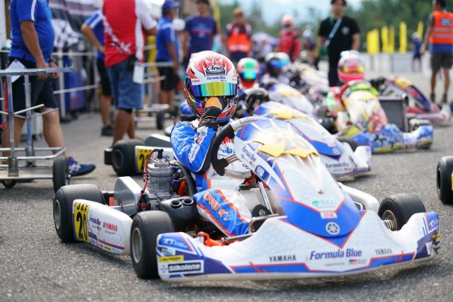 新潟県胎内市のスピードパーク新潟で初開催された全日本カート選手権の様子