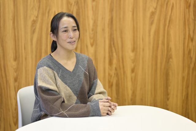 インタビューに応えるNSGソシアルサポート代表取締役の樋口督水さん