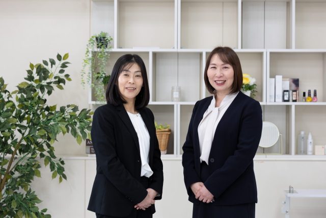 JO-BI国際ビジネス公務員大学校 教務部長 國分さんとB&F国際ビューティ＆フード大学校 教務部長 柿沼さん