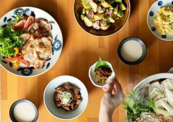 味噌のある食卓風景